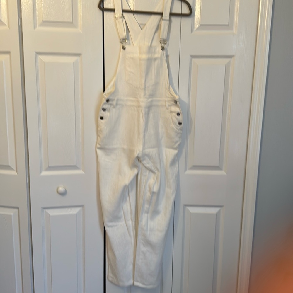 12th Tribe Linen Overalls NWT, Large